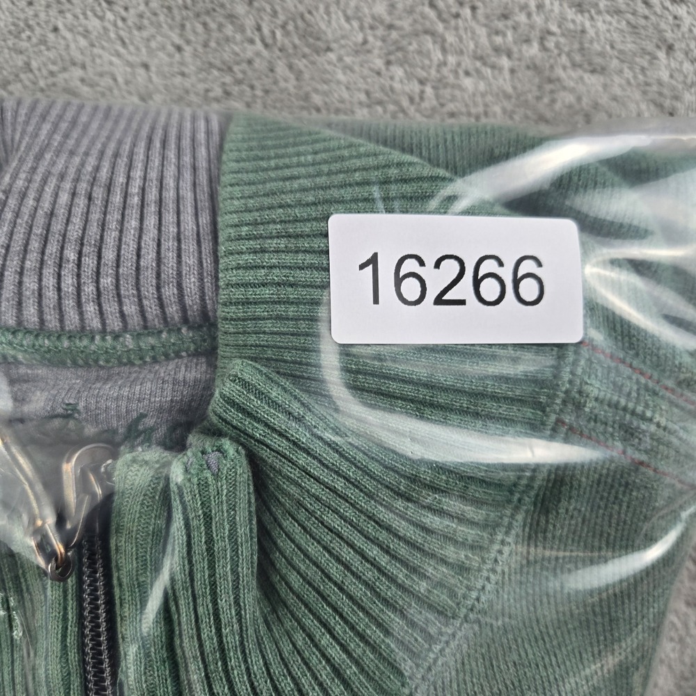 Tommy Bahama Sweatshirt Mens Green 1/4 Zip Mock Neck Long Sleeve Golf Resort - Picture 12 of 12